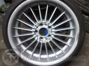 001. BMW Alpina 20'' Alloy. Buckled and Bent on face
