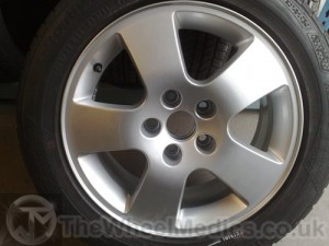 001. Mercedes S Class Alloy- Fully Repaired & Powder Coated