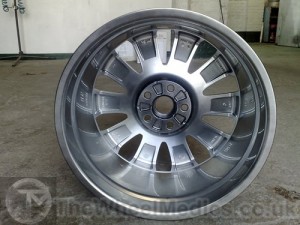 005. BMW M6. Diamond Cut Alloy- Powder Coated to Hyper Silver. After