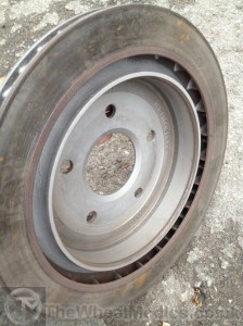006. Corvette Brake Disks- After Cleaning. Sandblasted
